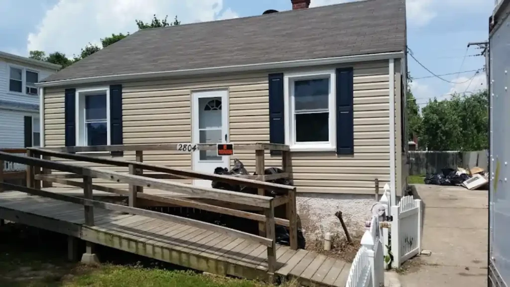 MSD Contractors - Completed home renovation with exterior ramp access
