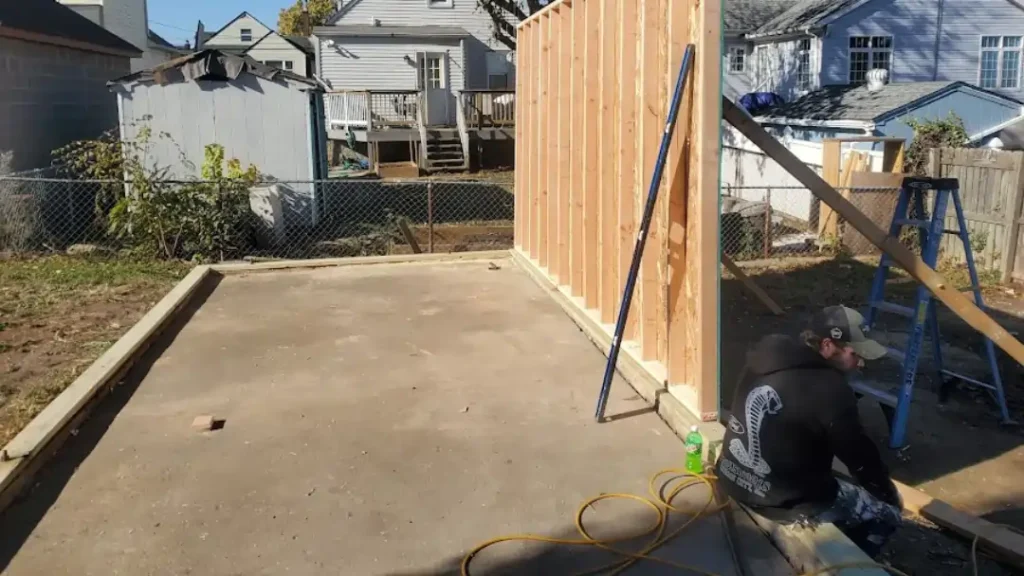 MSD Contractors - New slab foundation and wall framing construction