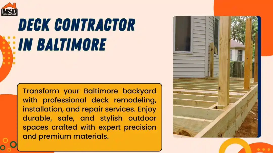 Deck Builder Baltimore | Custom Deck Design, Build & Repair