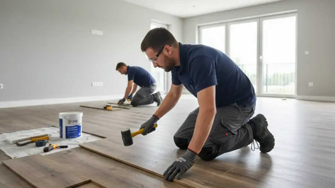 vinyl floor installation